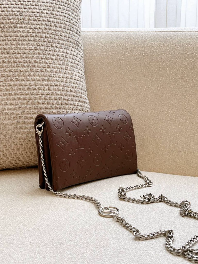 کیف ال وی زنجیردار 13640 (قهوه ای)