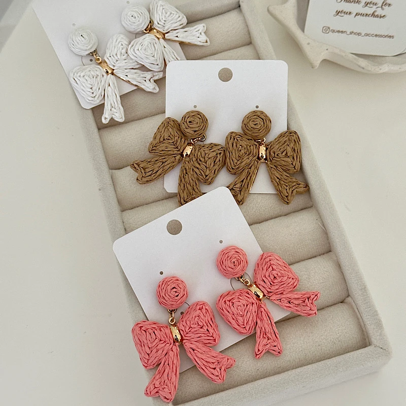 گوشواره کنفی پاپیون کد 817