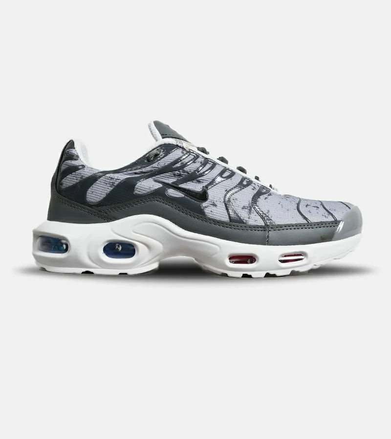 کفش کتانی مردانه و زنانه سفید طوسی NIKE AirMax Plus TN Ultra مدل 7031