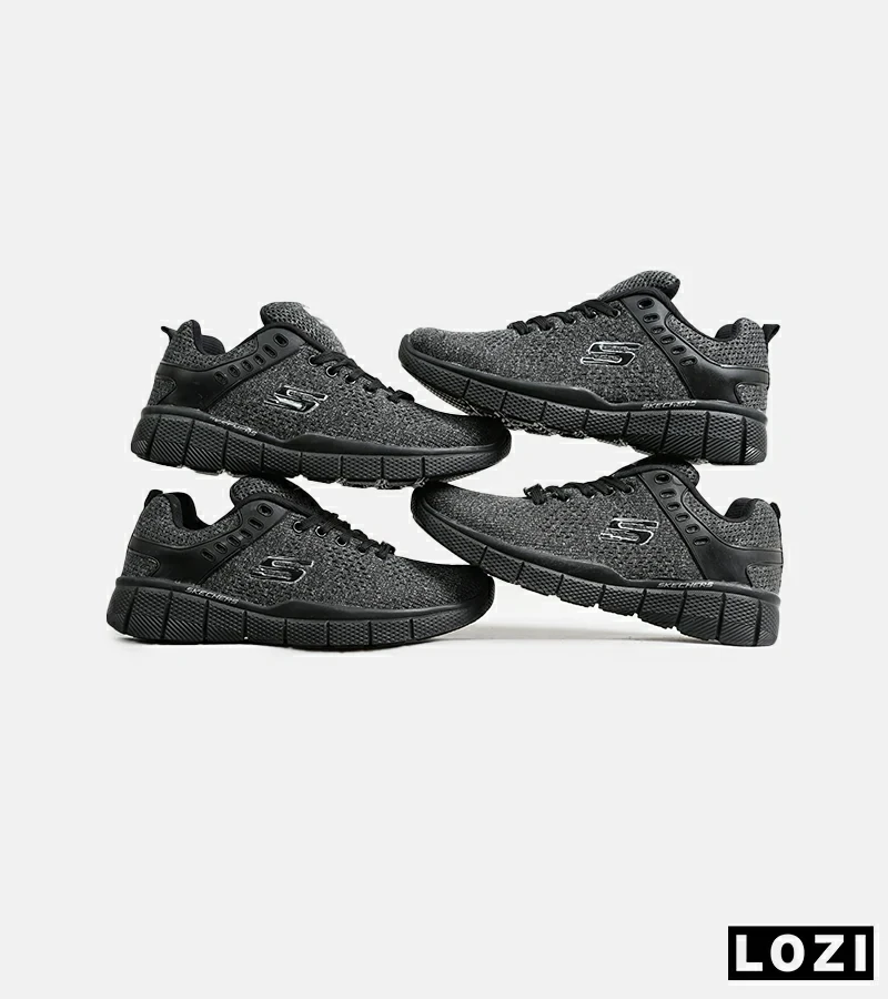 کفش کتانی طبی ورزشی خاکستری SKECHERS SKECH-KNIT مدل 7041