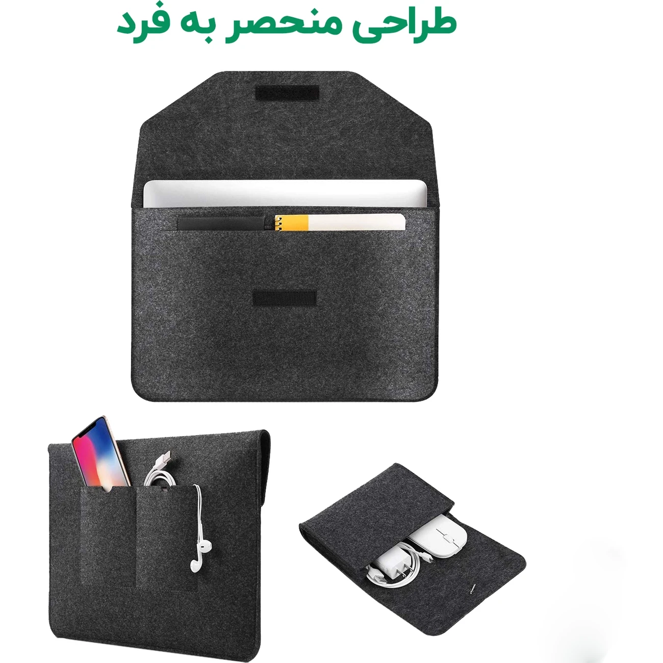 کاور تبلت مدل Rimo مناسب تبلت 10.5 اینچی با کیف جانبی