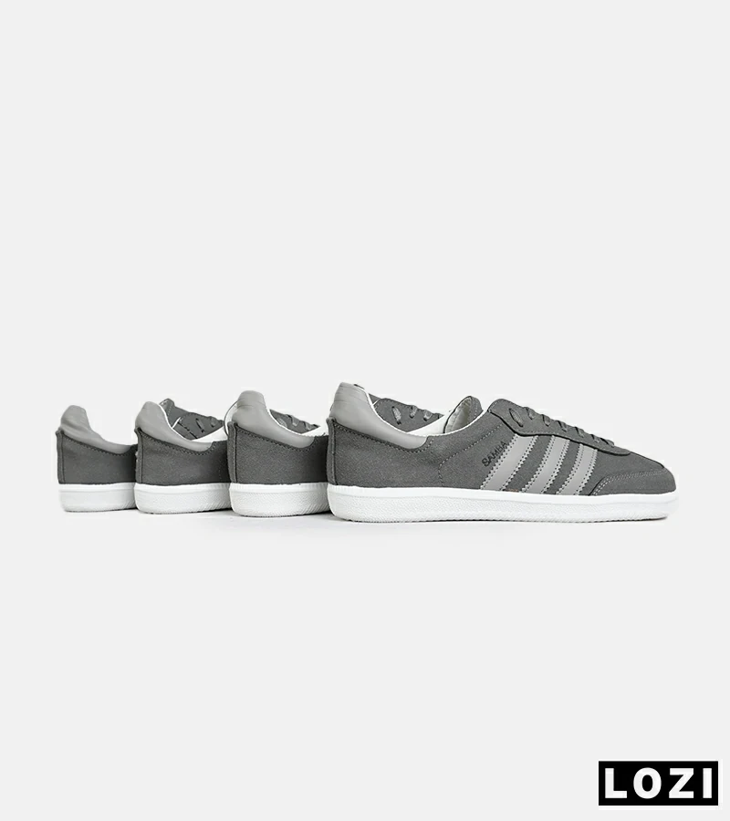 کفش کتانی مردانه و زنانه طوسی ADIDAS Samba مدل 7298