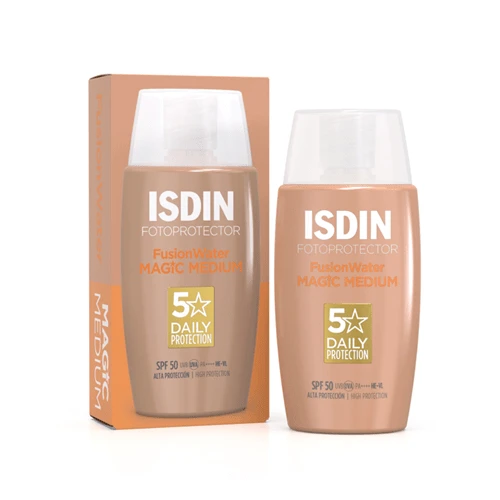 ضد آفتاب SPF 50 فیوژن واتر مجیک ایزدین رنگ مدیوم 50 میل
