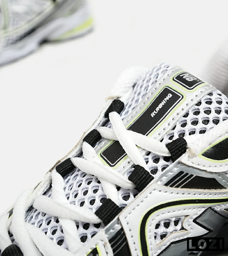 کفش کتانی مردانه و زنانه سفید نقره ای لیمویی NEW BALANCE 1064 مدل 5626