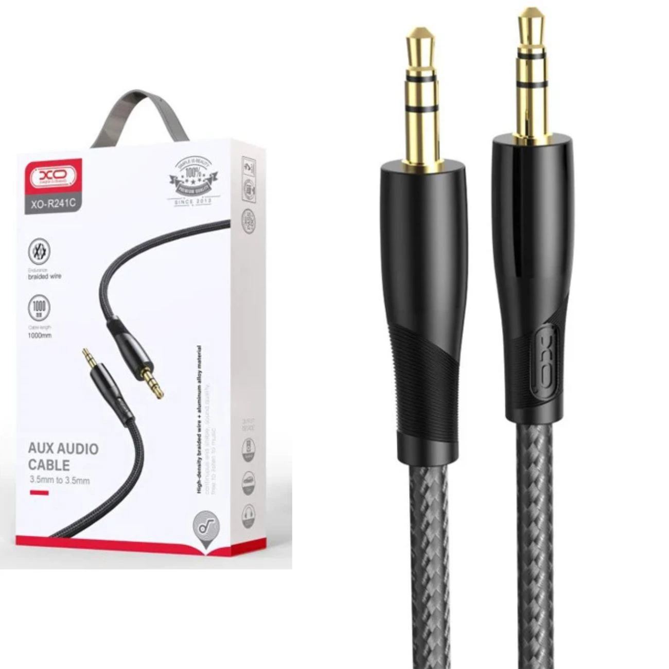 کابل صدا AUX ایکس او XO مدل R241C طول 1 متر