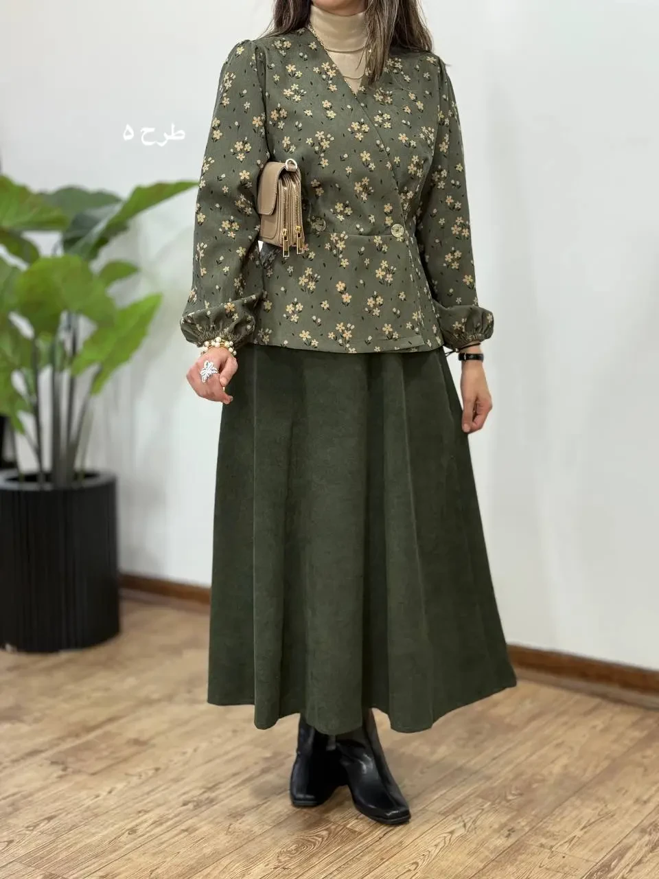 ست تونیک و دامن هانیل 1 (پیش فروش)