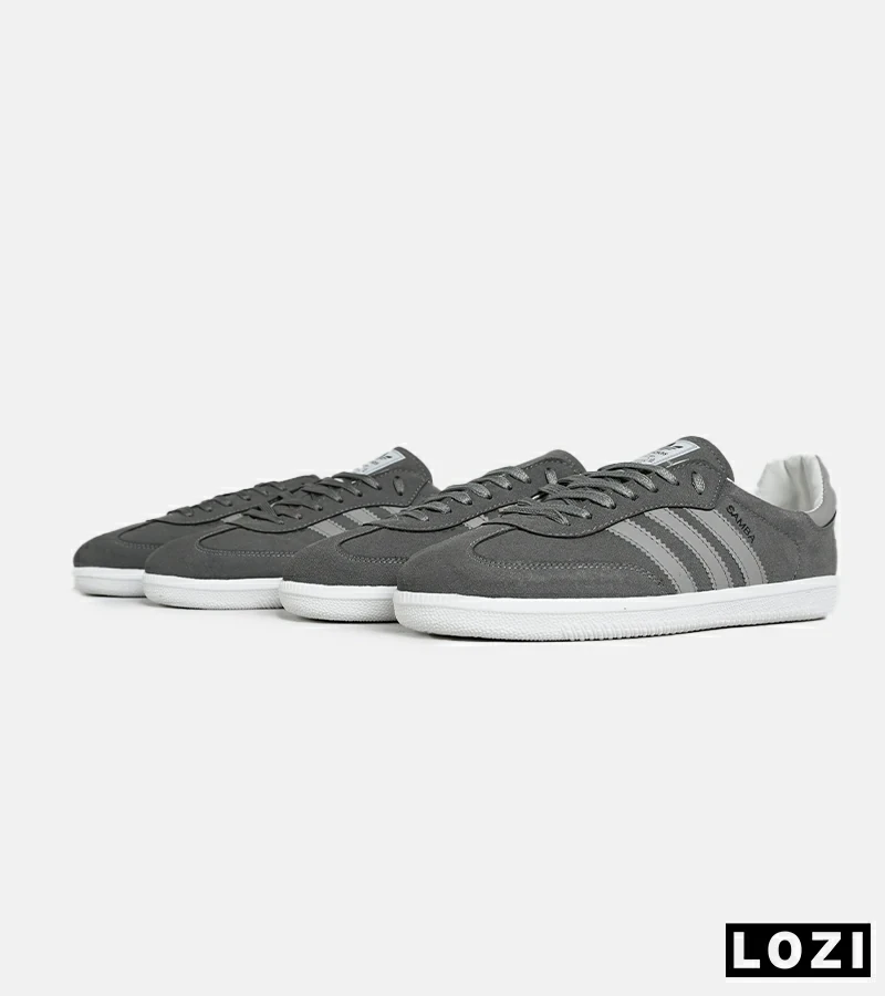 کفش کتانی مردانه و زنانه طوسی ADIDAS Samba مدل 7298