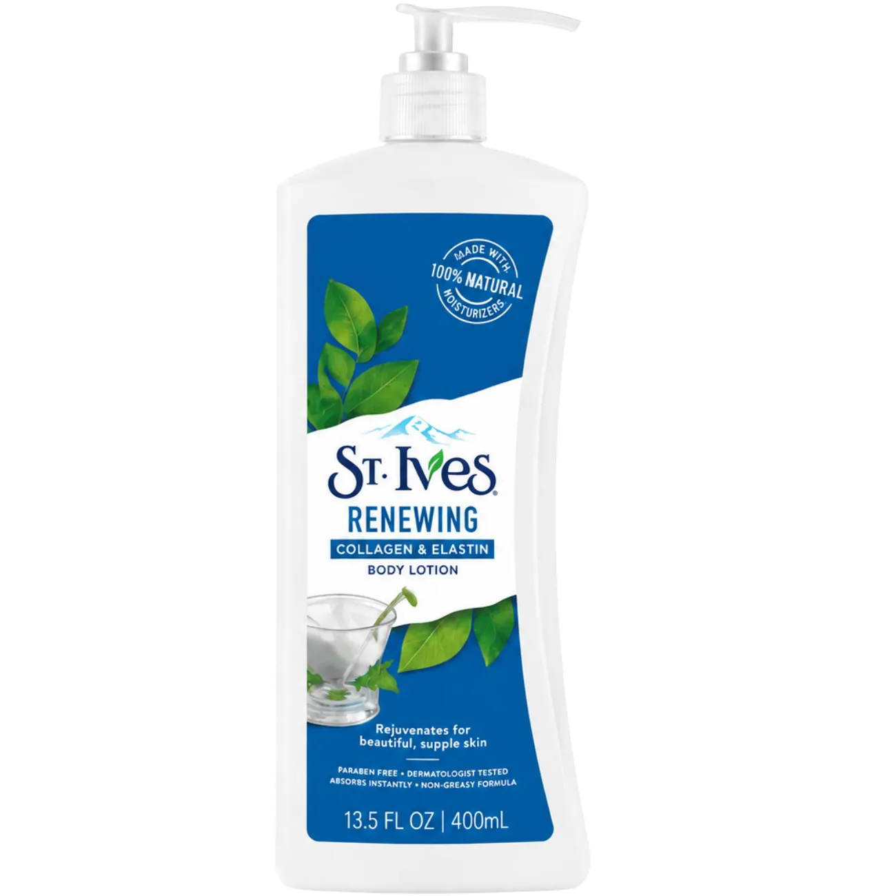 لوسیون بدن جوانساز سنت ایوز St. Ives اصل حاوی کلاژن و الاستین حجم 400ml