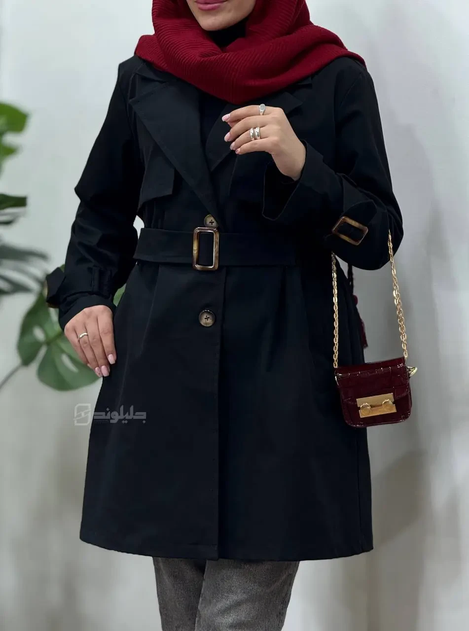 ترنچ کت زنانه ضدآب مهر 1