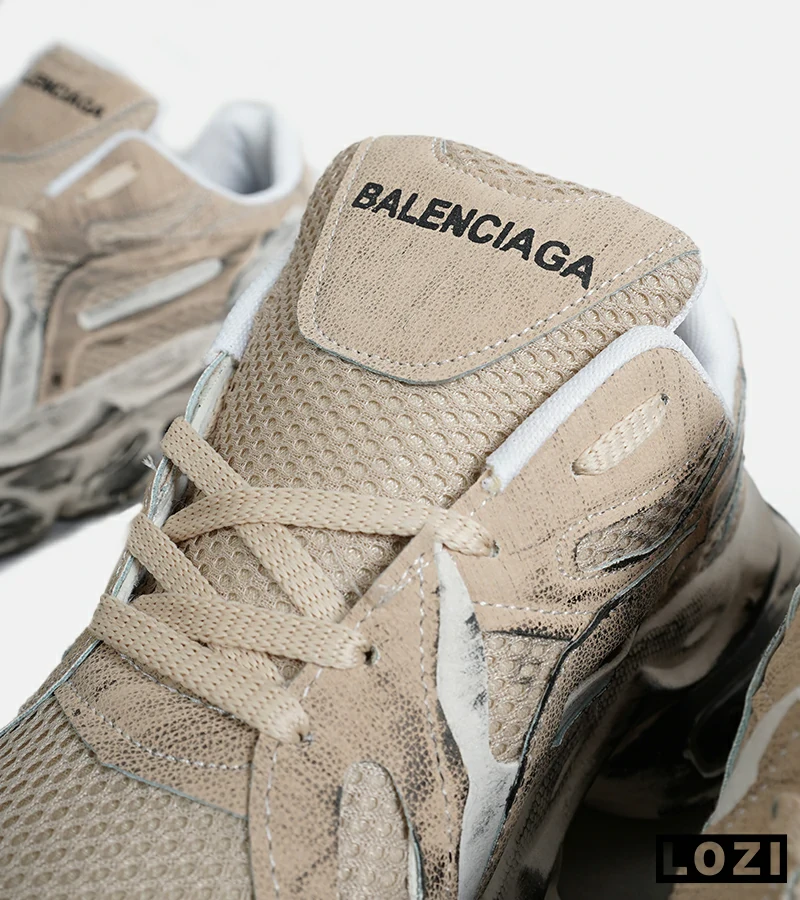 کفش کتانی مردانه و زنانه کرم Balenciaga مدل 7022