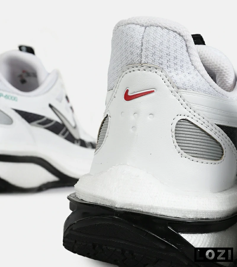 کفش کتانی مردانه و زنانه سفید طوسی نایک NIKE P-6000 مدل 7388