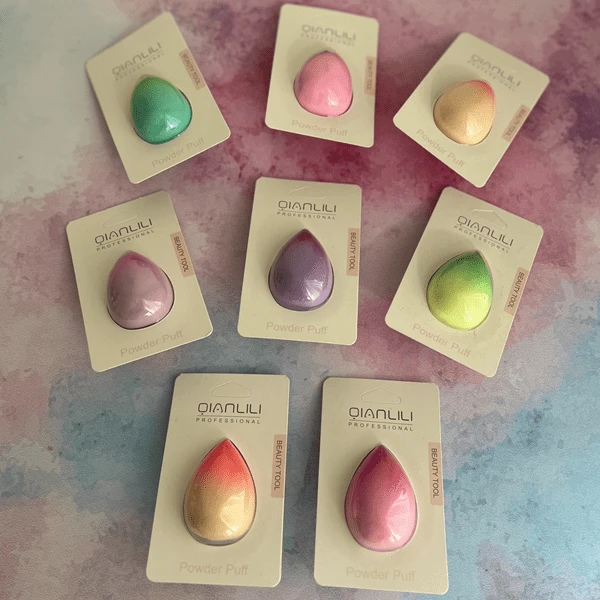 اسفنج آرایشی تخم مرغی رنگ رندوم