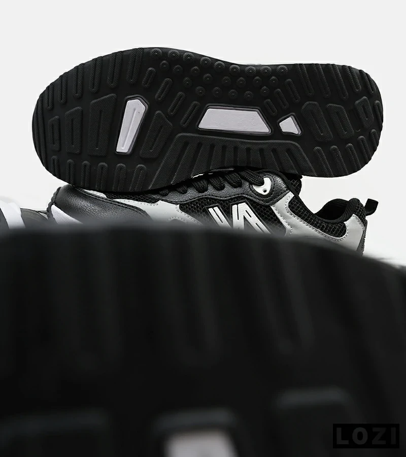 کفش کتانی مردانه مشکی طوسی NEW BALANCE yg niubailun مدل 5273