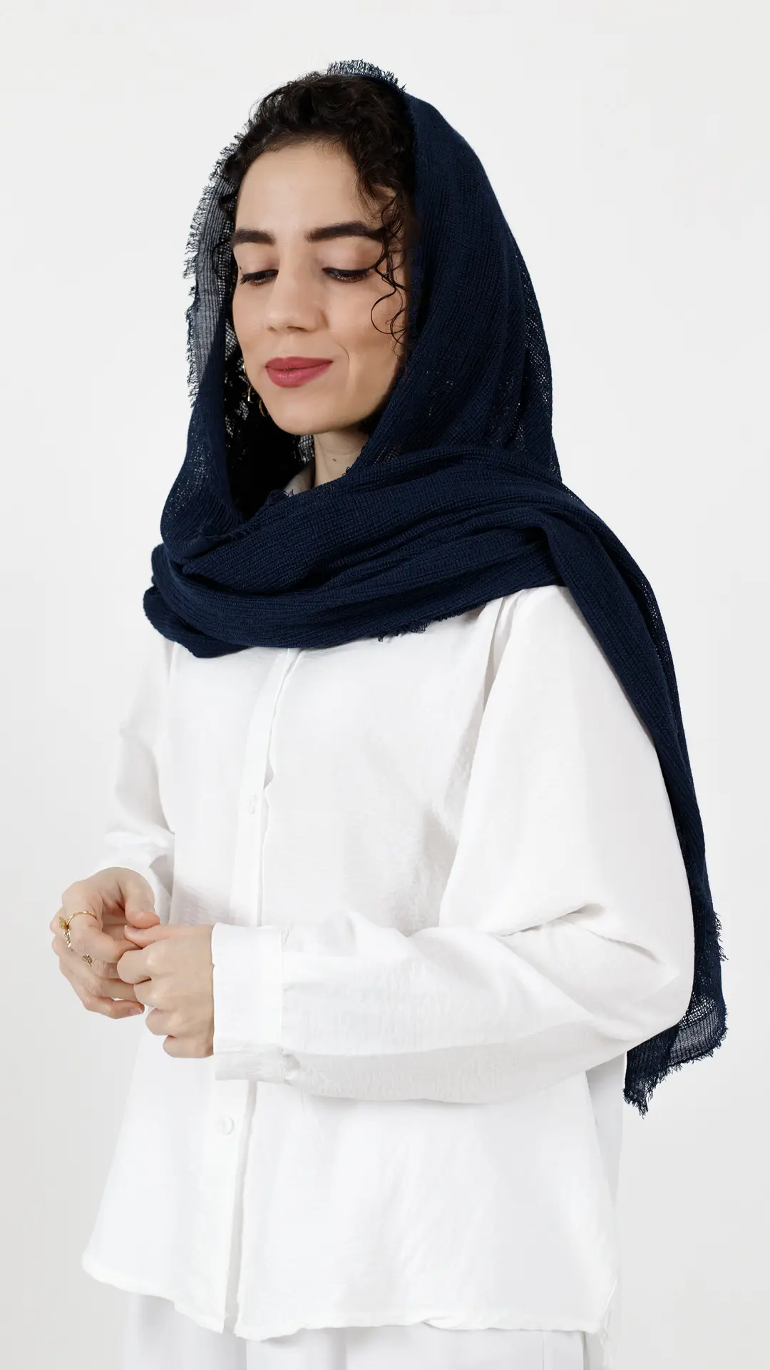 شال کنفی دور ریش