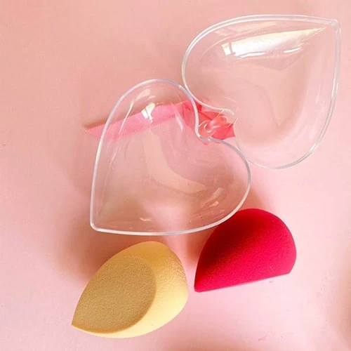 اسفنج آرایشی قلبی LML TOP دو عددی رنگ رندوم