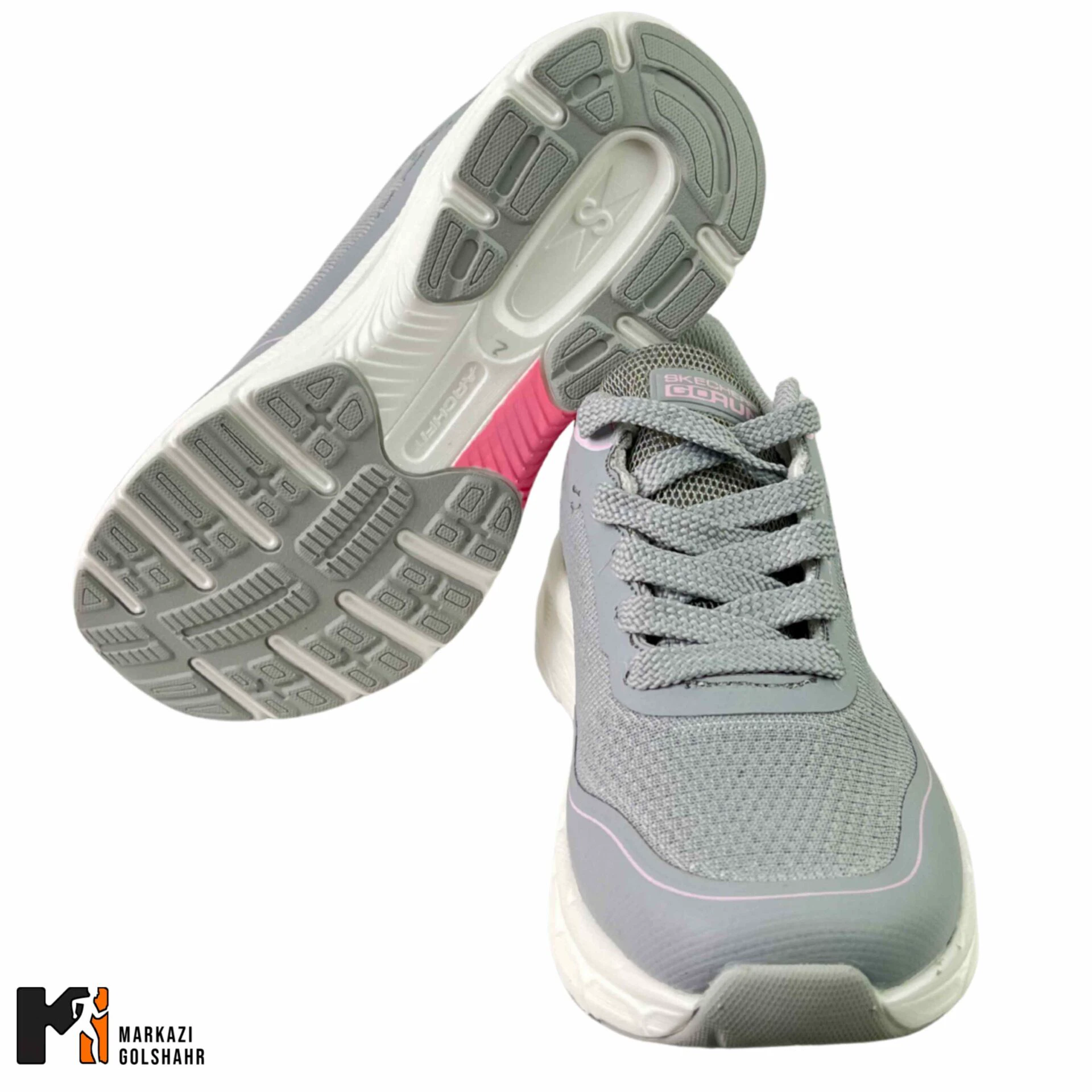 کفش اسکیچرز run2360 طوسی صورتی