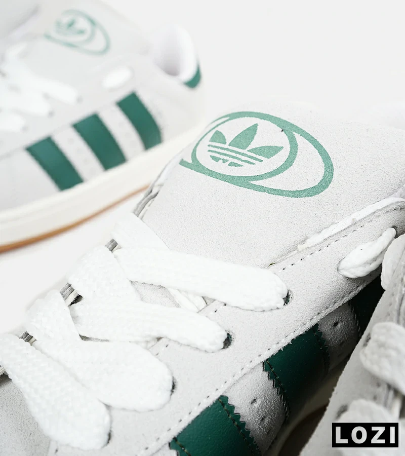 کفش کتانی مردانه و زنانه طوسی سبز ADIDAS Campus مدل 6485