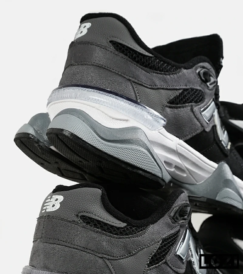 کفش کتانی مردانه و زنانه مشکی طوسی NEW BALANCE 9060 مدل 7259