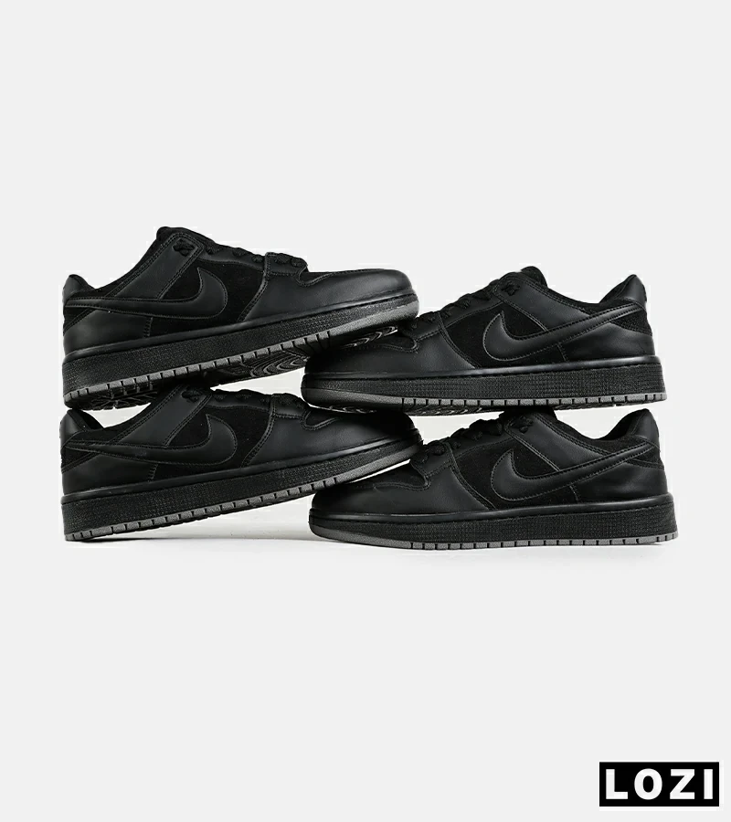 کفش کتانی مردانه و زنانه مشکی نایک NIKE SB Dunk مدل 7279