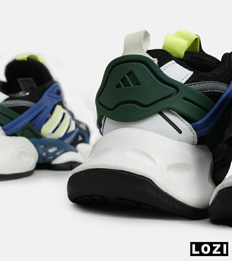 کفش کتانی مردانه و زنانه مشکی آبی لیمویی ADIDAS performance x9000l4