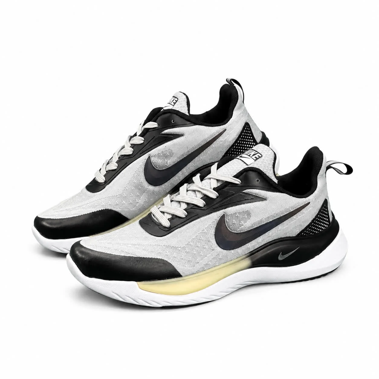 کفش کتانی مردانه مدل نایکی طوسی مشکی 2 NIKE New