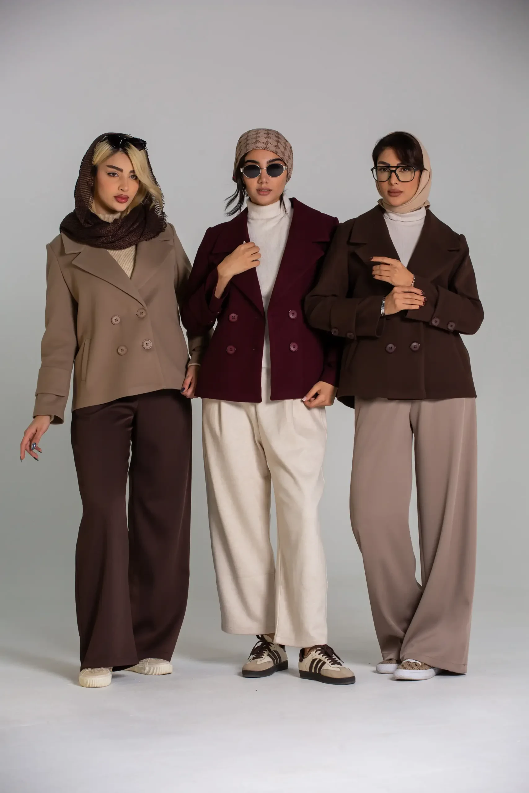 پالتو کت فوتر کراپ 4 دکمه