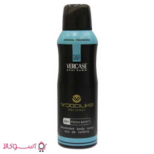 اسپری مردانه وودلایک مدل ورساچه پور هوم versace حجم 200 میل