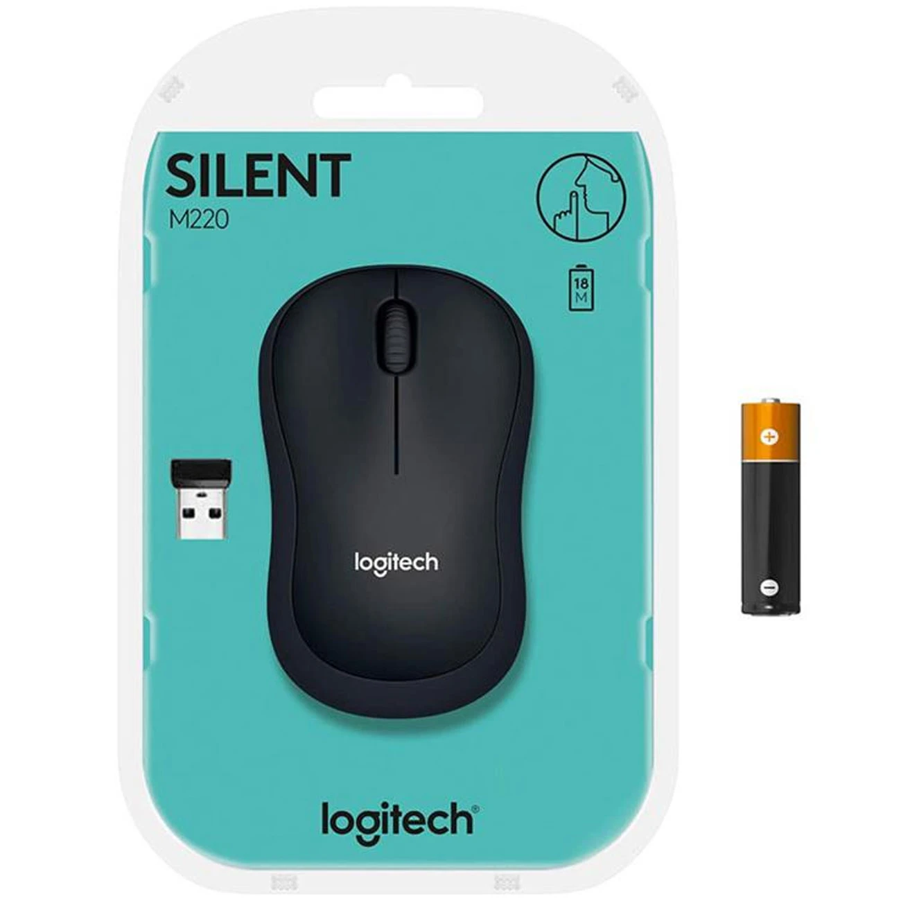 ماوس بی سیم لاجیتک Logitech مدل M220 با کلیک کم صدا