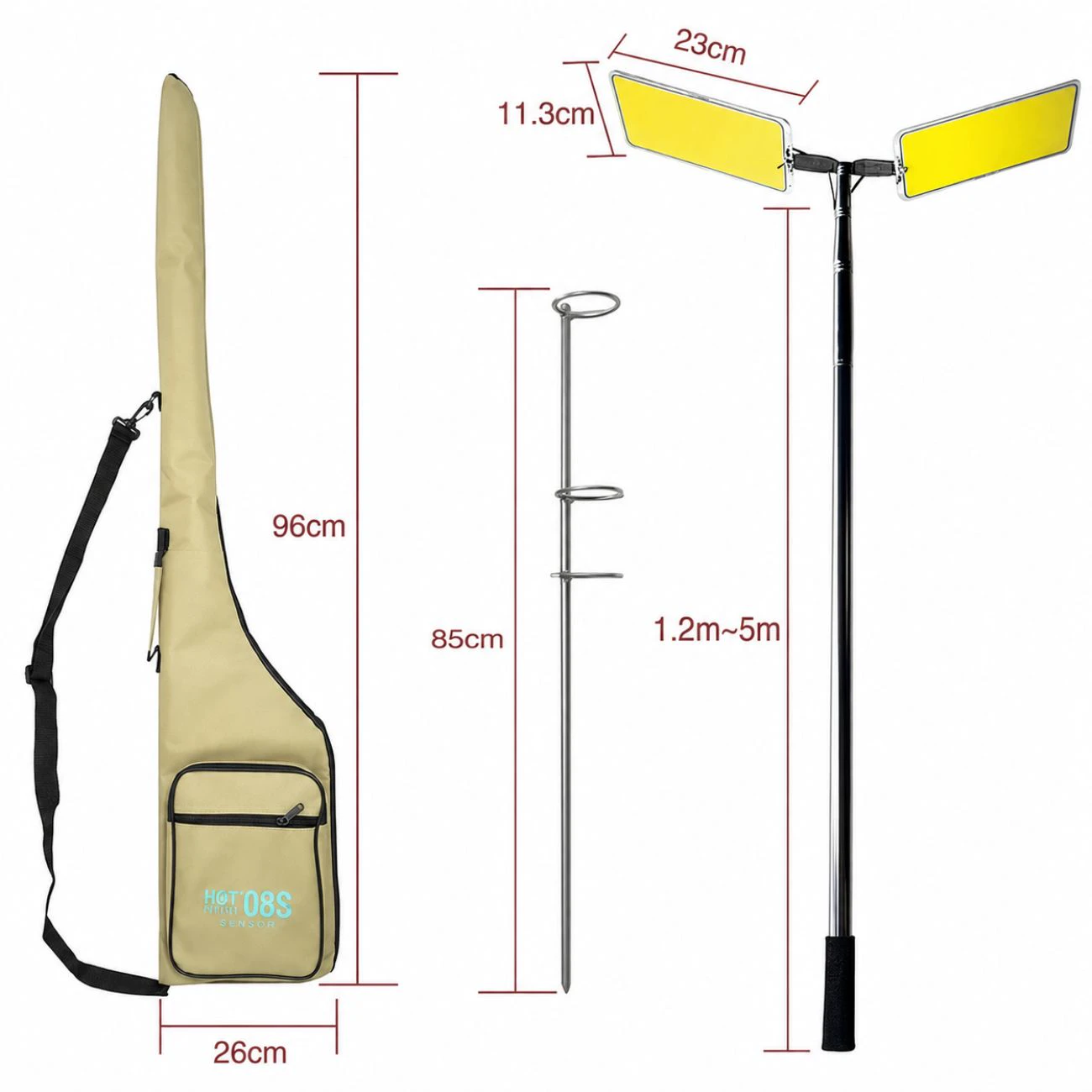 چراغ کمپینگ دو پنله 360 لایت 360 Light مدل FR-23 COB با ریموت کنترل