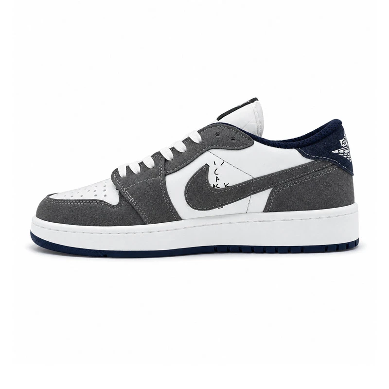 کفش و کتانی مردانه مدل نایک ترویس NIKE TRAVIS رنگ سرمه ای طوسی کد 30953