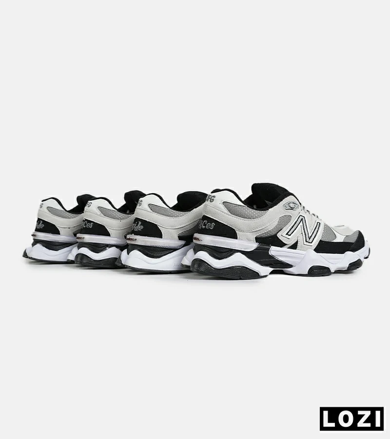 کفش کتانی مردانه و زنانه طوسی مشکی NEW BALANCE 9060 مدل 7324