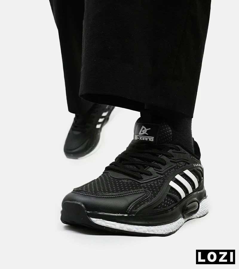 کفش کتانی مردانه مشکی سفید ADIDAS UltraBoost مدل 4725