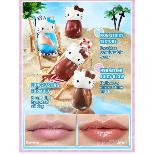 لیپ گلاس هلو کیتی شیگلم رنگ Melon punch