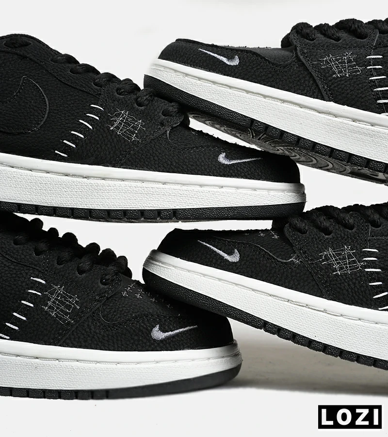 کفش کتانی مردانه و زنانه مشکی نایک NIKE jordan vodoo مدل 6228