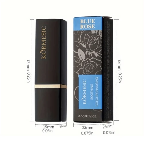 رژلب حرارتی کریستالی کورمسیک رنگ BLUE ROSE 01