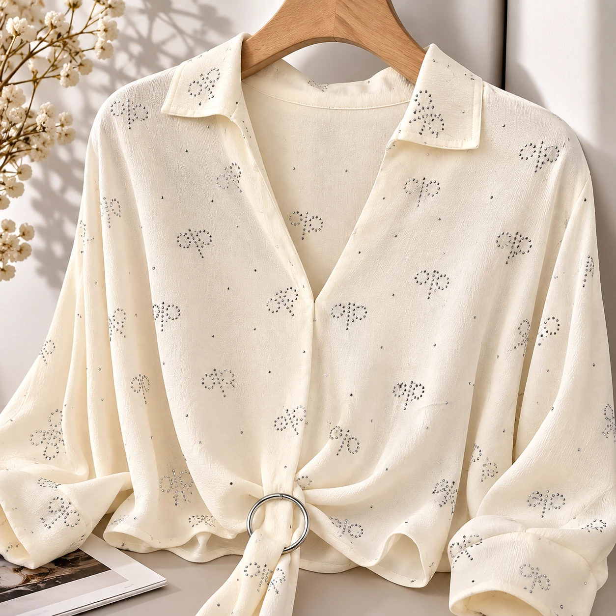 شومیز گره‌ای طرح alo