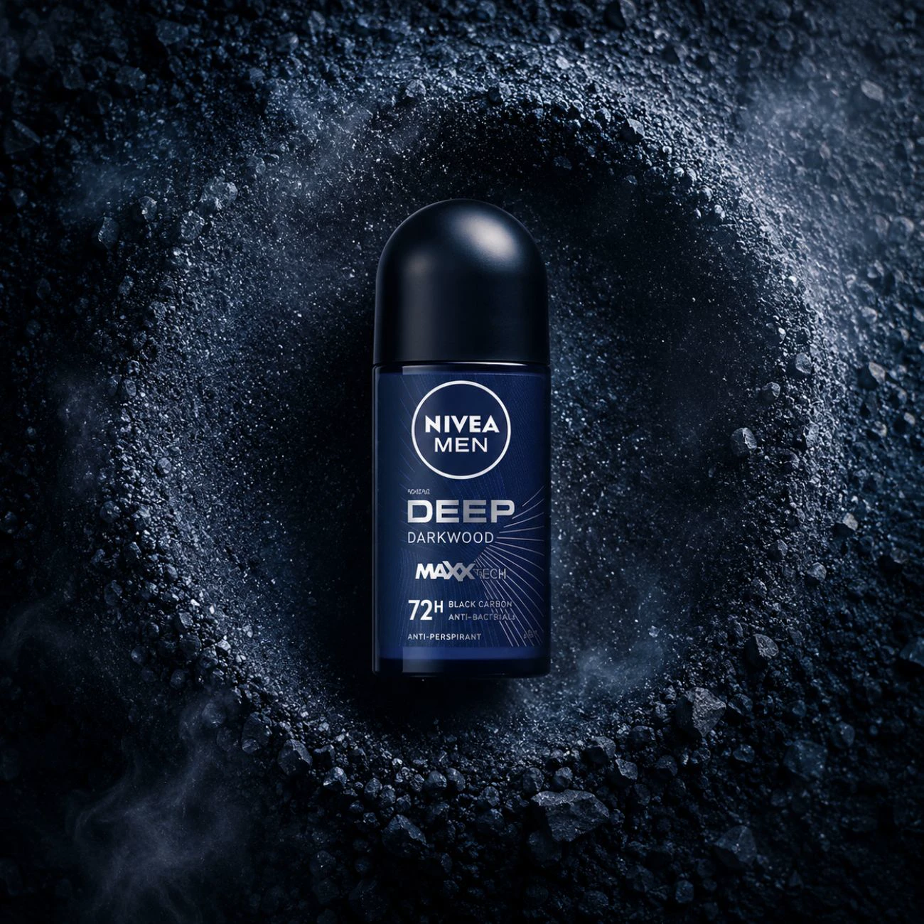 رول ضد تعریق مردانه نیوآ Deep Darkwood 72H آنتی باکتریال 50ml