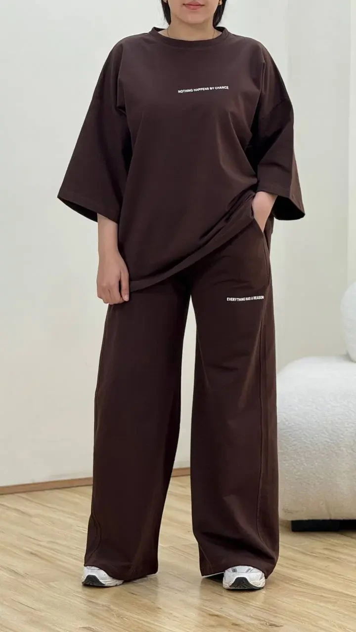 ست تیشرت و شلوار هپی