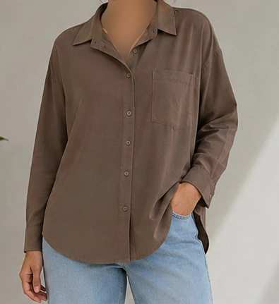 شومیز پری زنانه مدل تک جیب
