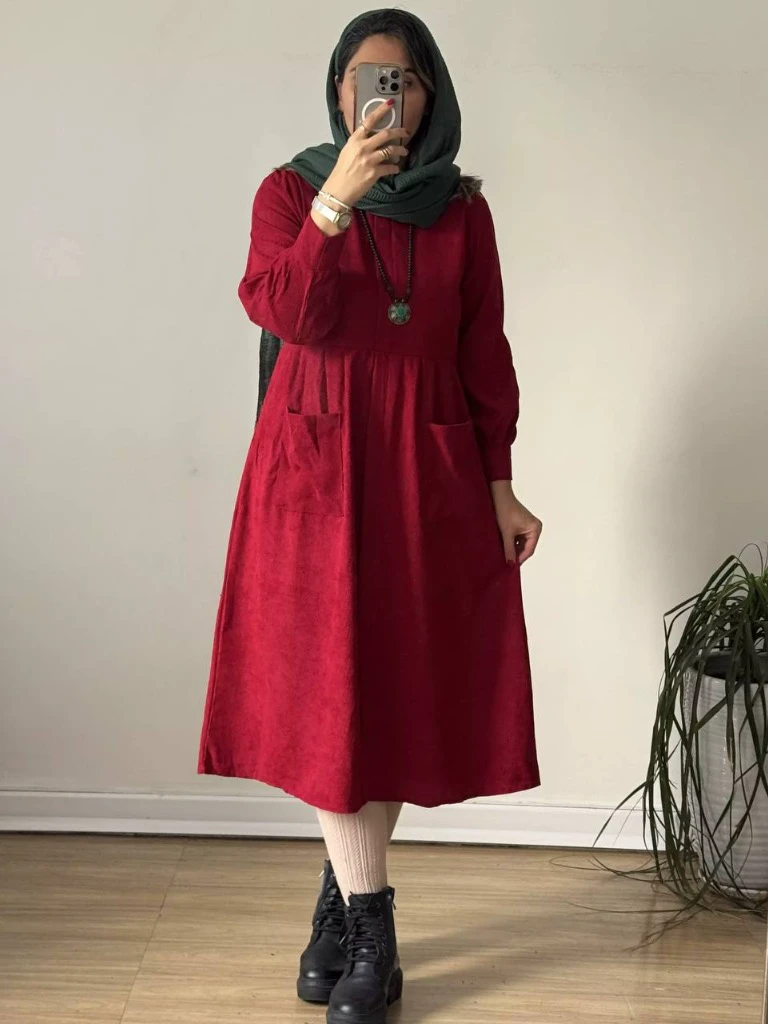 پیراهن کبریتی گیسو 3581