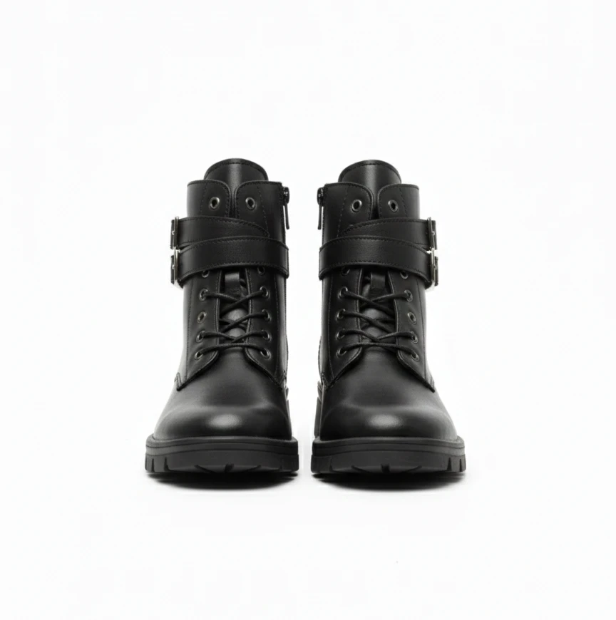 بوت مدل دو سگک مشکی کد 294946