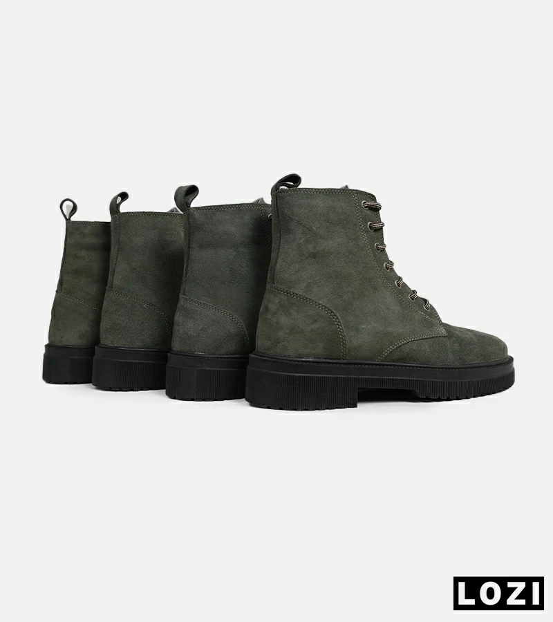 بوت مردانه سبز BERSHKA مدل 5768