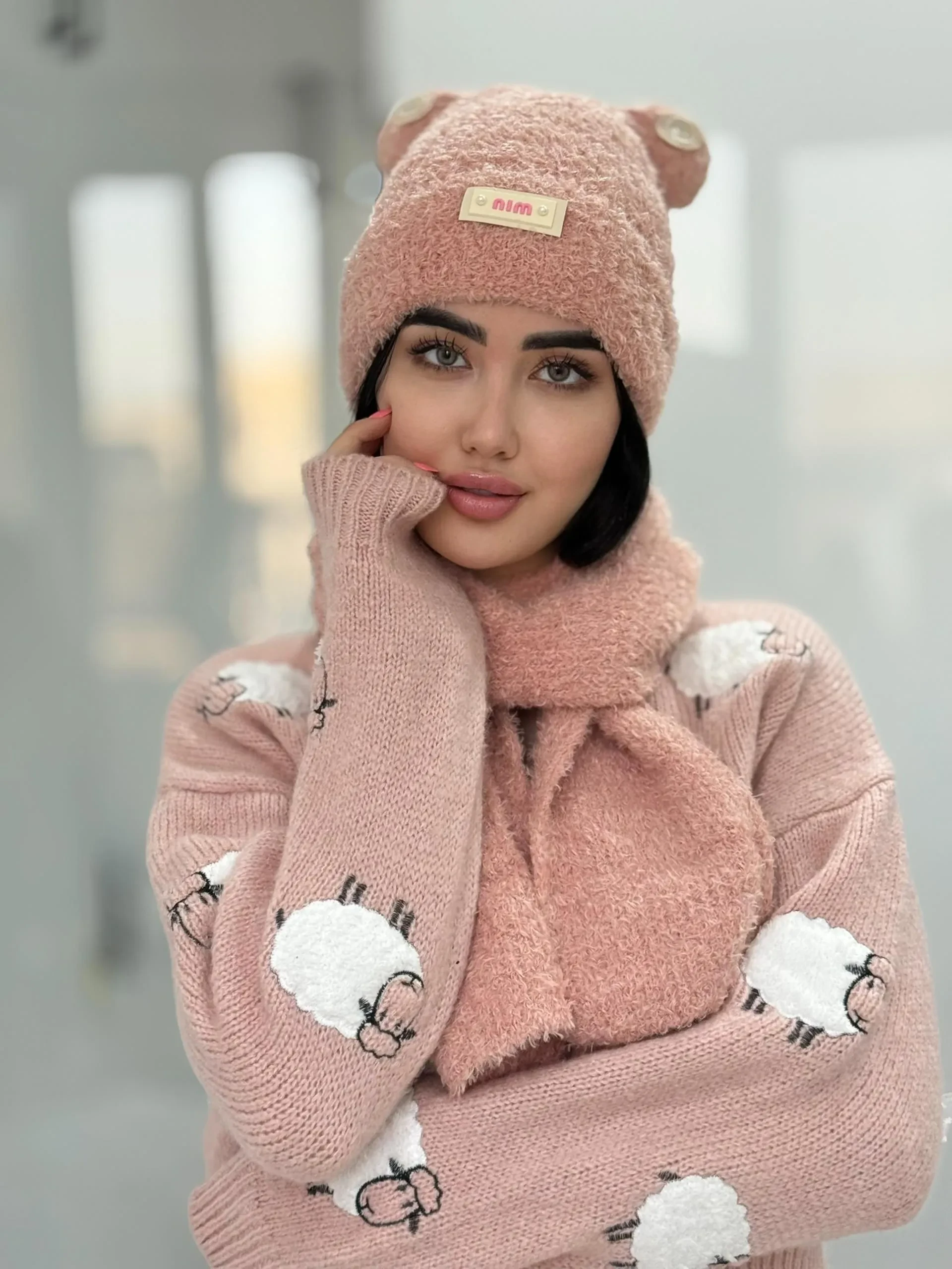 شال و کلاه استیکر مین