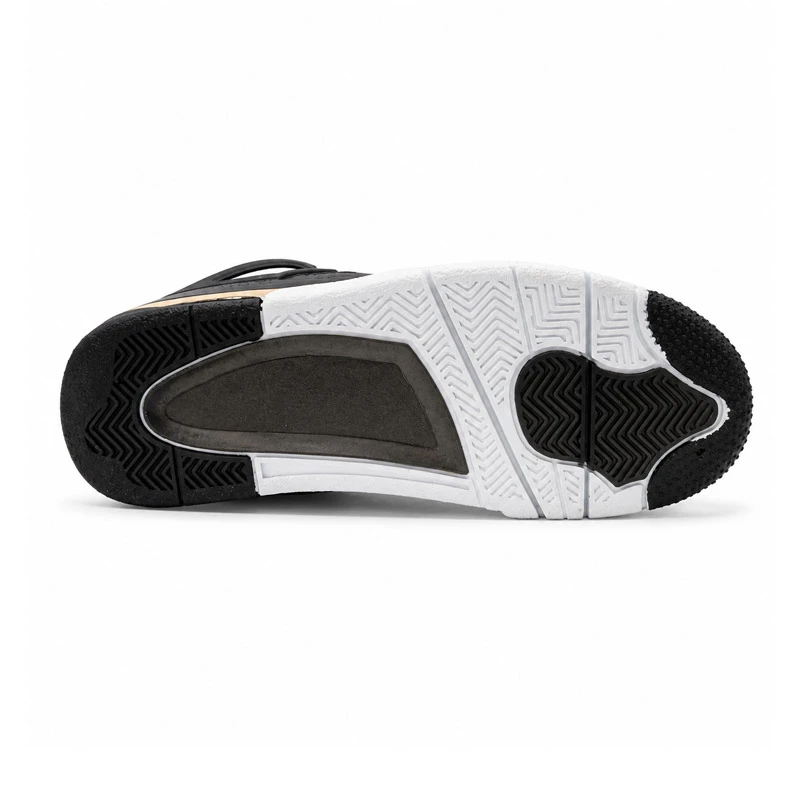 کفش و کتانی مردانه ساق‌دار مدل جردن NIKE AIR JORDAN 4 رنگ طوسی مشکی کد 2152