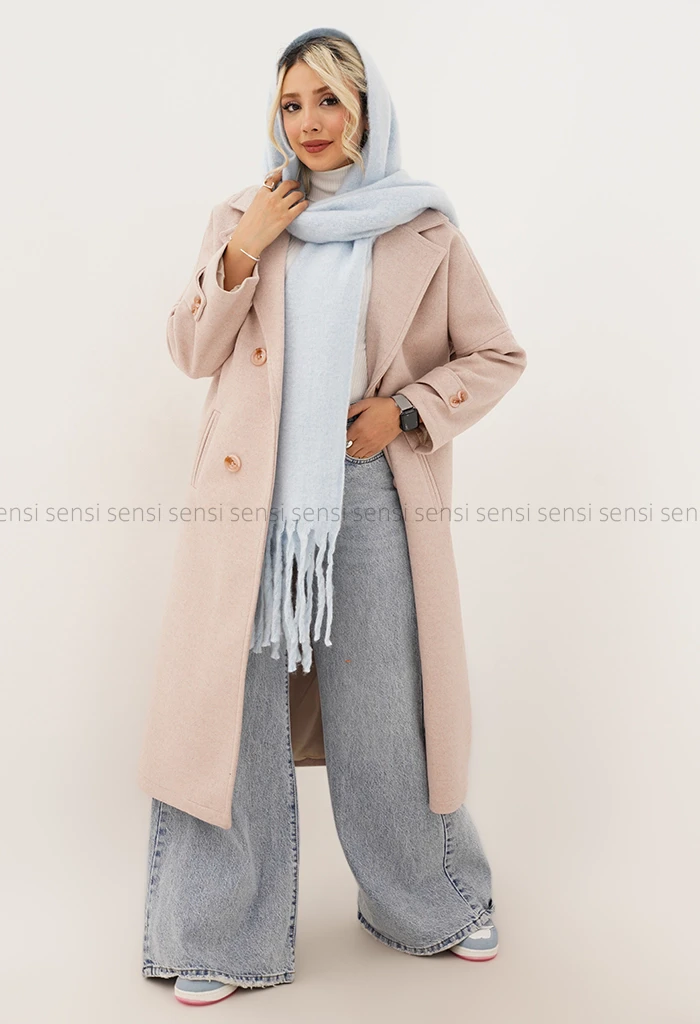 پالتو فوتر 4دکمه آستر دار کد1004886