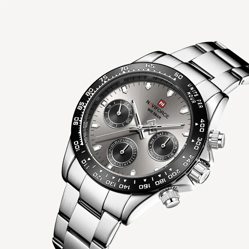 ساعت مچی مردانه نیوی فورس مدل naviforce NF9193 S/B/G