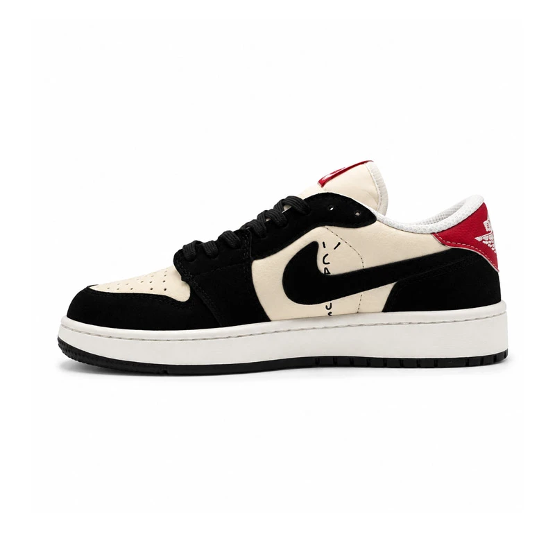 کفش و کتانی مردانه مدل نایک ترویس NIKE TRAVIS رنگ کرم مشکی کد 30866