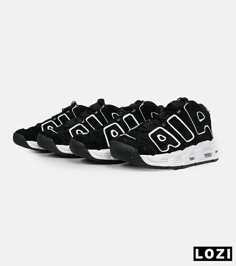 کفش کتانی مردانه و زنانه مشکی سفید NIKE Air More Uptempo '96 مدل 6536