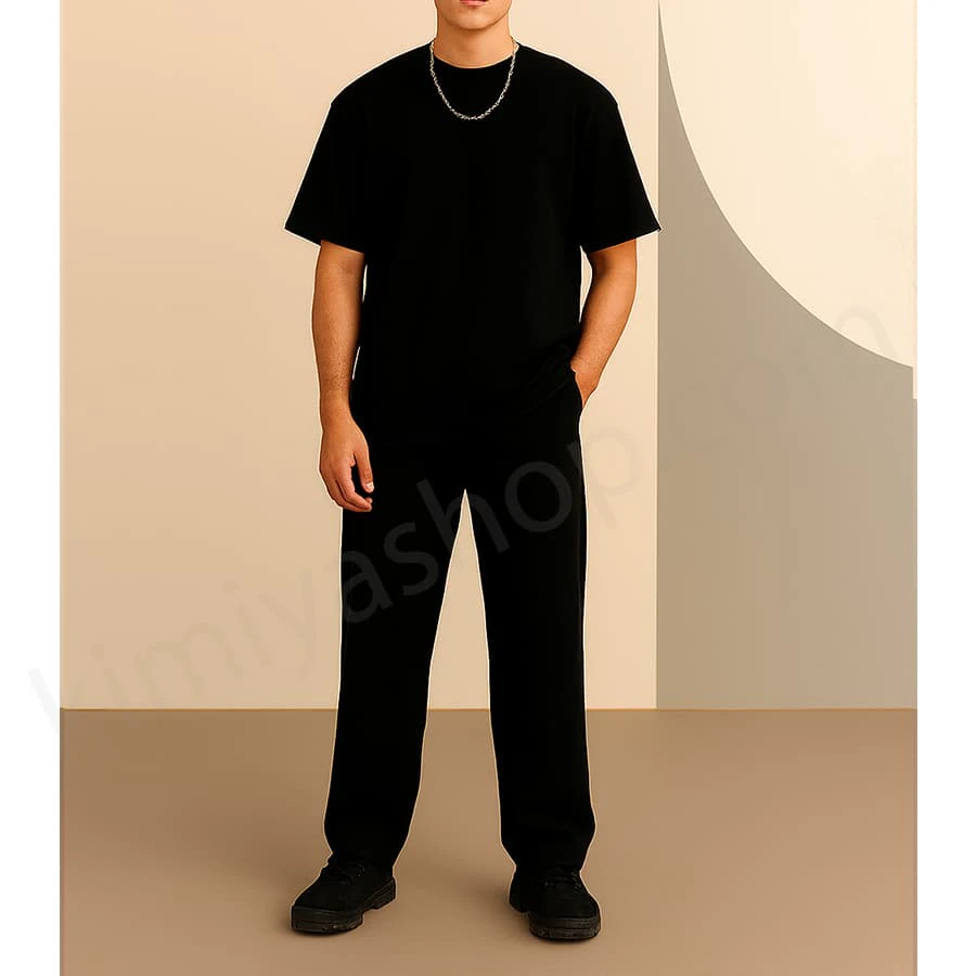 ست اسپرت بگ – تیشرت و شلوار مشکی