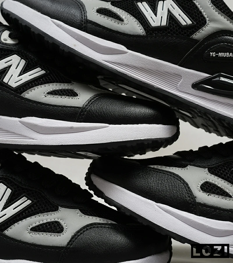 کفش کتانی مردانه مشکی طوسی NEW BALANCE yg niubailun مدل 5273